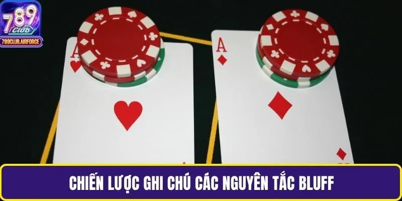 Chiến lược ghi chú các nguyên tắc Bluff